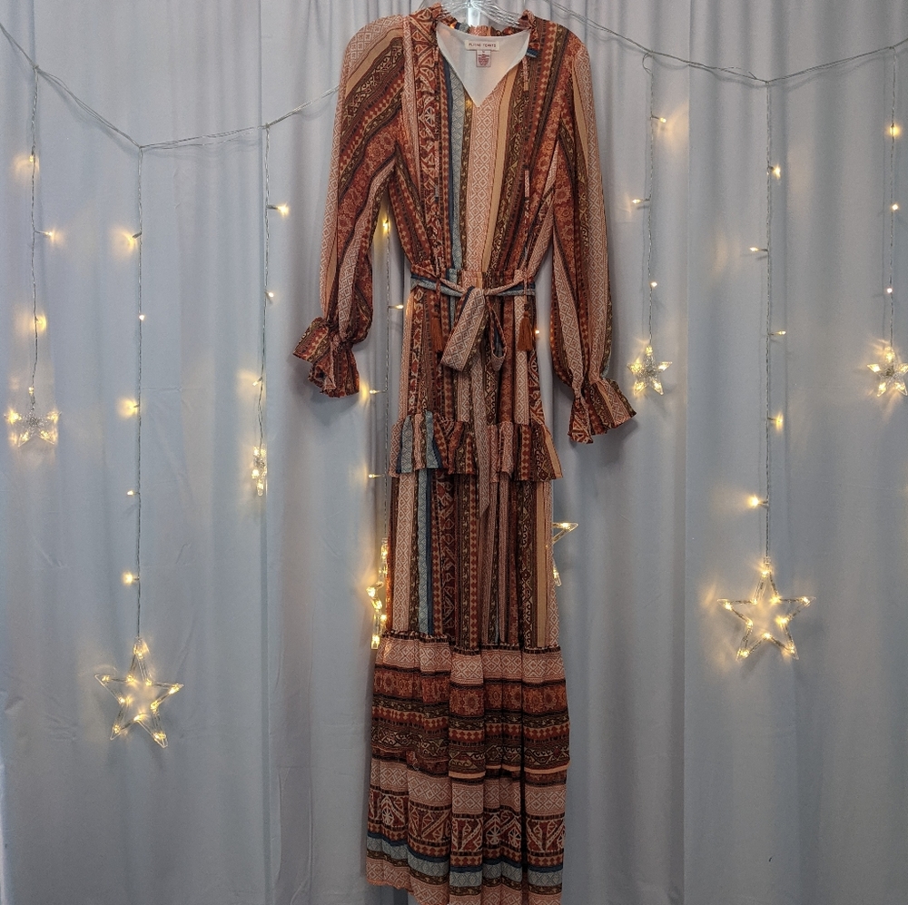 TOMATO women's maxi bohemian dress size Medium